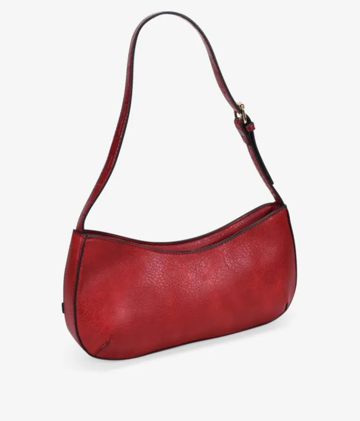Bosanova Sacs Porté Épaule | Petits Sacs | Sac bandoulière rouge avec fermeture éclair