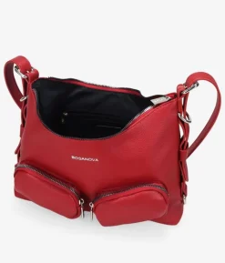Bosanova Sacs À Bandoulière | Sacs Porté Épaule | Sac bandoulière rouge avec poches