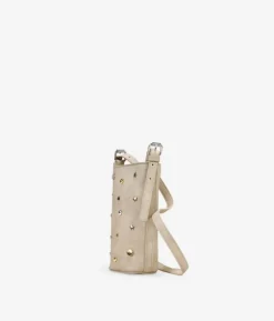 Bosanova Sacs À Bandoulière | Petits Sacs | Sac bandoulière sable avec applications métalliques