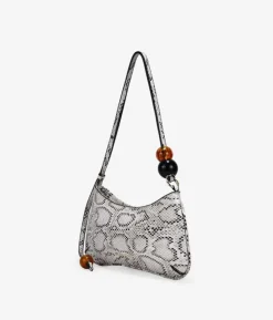 Bosanova Sacs Porté Épaule | Petits Sacs | Sac bandoulière serpent avec perles marbrées