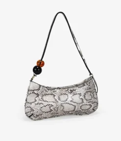 Bosanova Sacs Porté Épaule | Petits Sacs | Sac bandoulière serpent avec perles marbrées