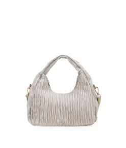 Bosanova Sacs À Bandoulière | Sacs Porté Épaule | Sac bandoulière Stone avec fronces et fermeture éclair