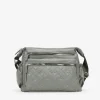 Bosanova Sacs À Bandoulière | Sac bandoulière taupe avec fermeture éclair et coeurs cousus