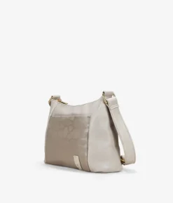 Bosanova Sacs À Bandoulière | Sac bandoulière taupe avec poche à imprimé léopard