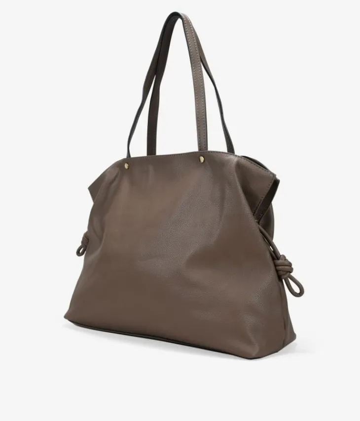 Bosanova Sacs Porté Épaule | Sac bandoulière taupe avec fermeture éclair