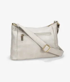 Bosanova Sacs À Bandoulière | Sac bandoulière taupe avec poche à imprimé léopard