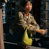 Bosanova Sacs Porté Épaule | Petits Sacs | Sac bandoulière tressé vert avec noeud