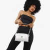 Bosanova Petits Sacs | Sacs À Bandoulière | Sac blanc transparent avec chaîne