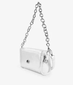 Bosanova Petits Sacs | Sacs À Bandoulière | Sac blanc transparent avec chaîne