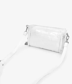 Bosanova Petits Sacs | Sacs À Bandoulière | Sac blanc transparent avec chaîne