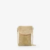 Bosanova Sacs À Bandoulière | Sac Minaudières | Sac brillant doré pour mobile