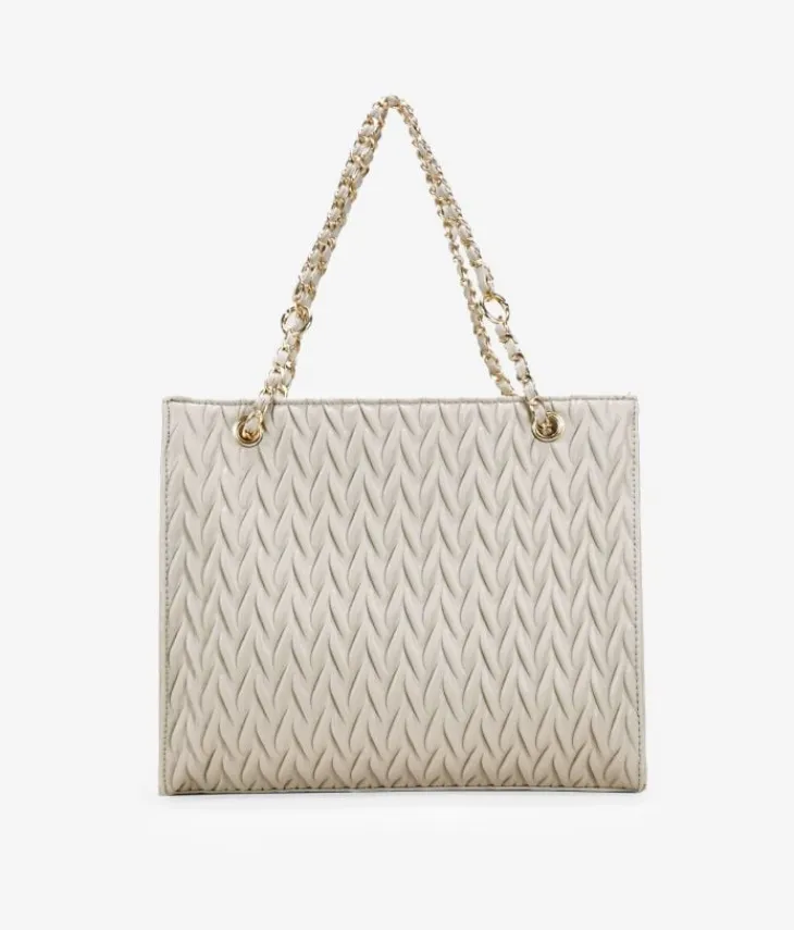 Bosanova Sacs Shopper | Sacs Porté Épaule | Sac cabas Stone avec chaîne