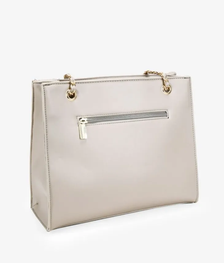 Bosanova Sacs Shopper | Sacs Porté Épaule | Sac cabas Stone avec chaîne
