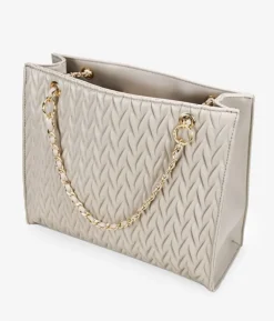 Bosanova Sacs Shopper | Sacs Porté Épaule | Sac cabas Stone avec chaîne