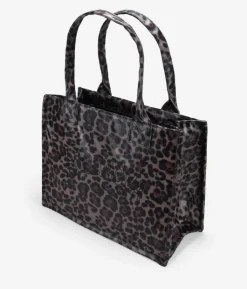 Bosanova Sacs Shopper | Sacs Porté Épaule | Sac cabas zippé léopard