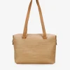 Bosanova Sacs Shopper | Sacs Raphia Et Crochet | Sac cabas zippé marron