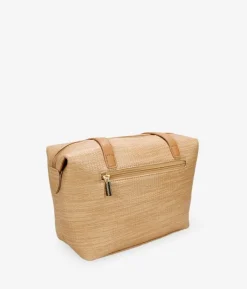 Bosanova Sacs Shopper | Sacs Raphia Et Crochet | Sac cabas zippé marron