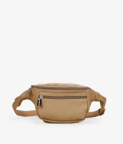 Bosanova Sacs Banane | Sac ceinture beige avec fermetures éclair