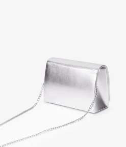 Bosanova Sac Minaudières | Petits Sacs | Sac de fête argenté à rabat