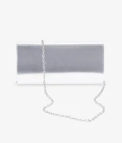 Bosanova Sac Minaudières | Sac de fête argenté avec rabat