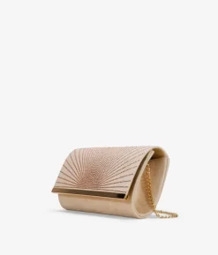 Bosanova Sac Minaudières | Petits Sacs | Sac de fête beige avec strass