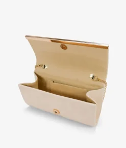 Bosanova Sac Minaudières | Petits Sacs | Sac de fête beige avec strass