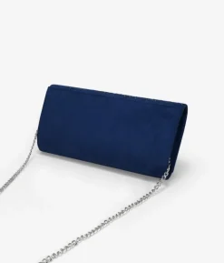 Bosanova Sac Minaudières | Petits Sacs | Sac de fête bleu avec diamants