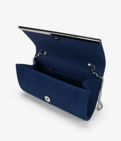 Bosanova Sac Minaudières | Petits Sacs | Sac de fête bleu avec diamants