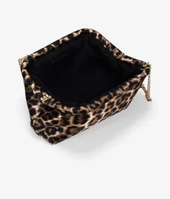Bosanova Sac Minaudières | Sacs À Main | Sac de fête léopard avec chaîne