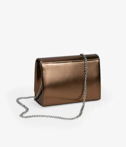 Bosanova Sac Minaudières | Petits Sacs | Sac de fête marron avec rabat