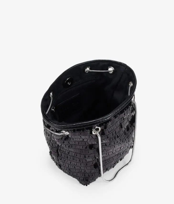 Bosanova Sac Minaudières | Petits Sacs | Sac de fête noir à paillettes