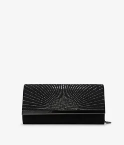Bosanova Sac Minaudières | Petits Sacs | Sac de fête noir avec diamants
