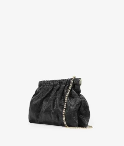 Bosanova Sac Minaudières | Petits Sacs | Sac de fête noir avec embout