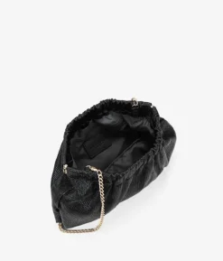 Bosanova Sac Minaudières | Petits Sacs | Sac de fête noir avec embout