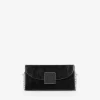 Bosanova Sac Minaudières | Petits Sacs | Sac de fête noir avec rabat et métal