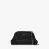Bosanova Sac Minaudières | Petits Sacs | Sac de fête noir avec strass et chaîne