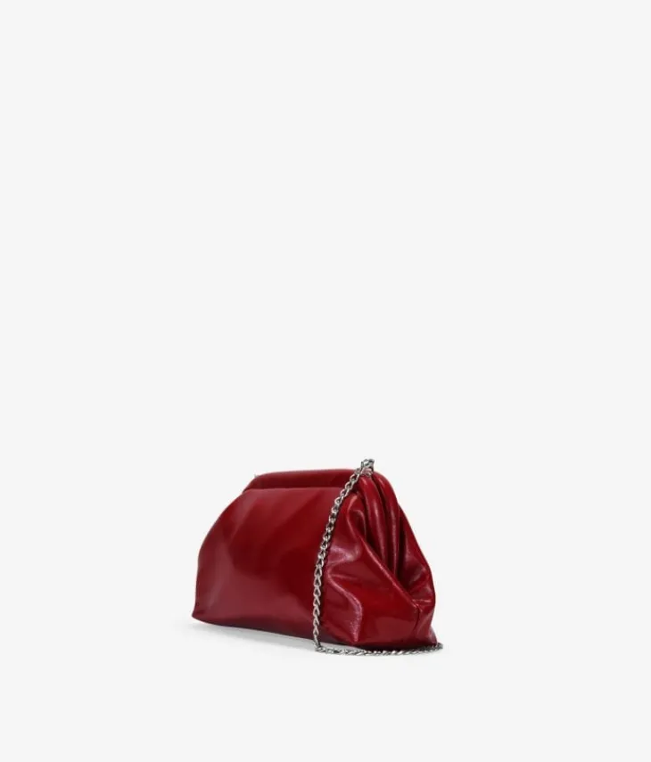 Bosanova Sacs À Main | Sac Minaudières | Sac de fête rouge avec chaîne