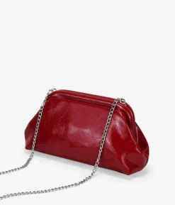 Bosanova Sacs À Main | Sac Minaudières | Sac de fête rouge avec chaîne
