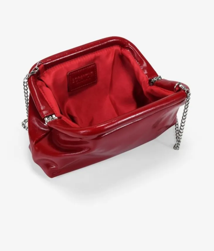 Bosanova Sacs À Main | Sac Minaudières | Sac de fête rouge avec chaîne