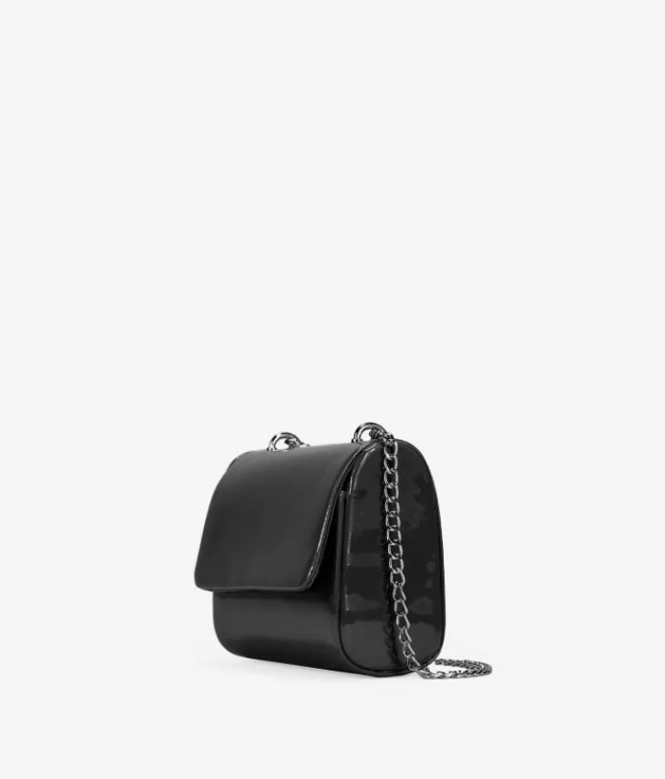 Bosanova Petits Sacs | Sac Minaudières | Sac de soirée en cuir verni noir