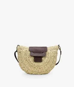 Bosanova Sacs Raphia Et Crochet | Sac en raphia beige à rabat