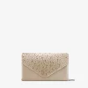 Bosanova Petits Sacs | Sac Minaudières | Sac en satin doré avec diamants