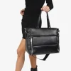 Bosanova Sacs Shopper | Sacs Porté Épaule | Sac fourre-tout noir pour ordinateur portable