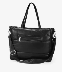 Bosanova Sacs Shopper | Sacs Porté Épaule | Sac fourre-tout noir pour ordinateur portable
