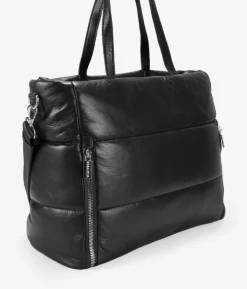 Bosanova Sacs Shopper | Sacs Porté Épaule | Sac fourre-tout noir pour ordinateur portable