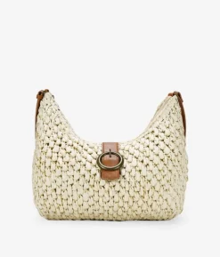 Bosanova Sacs Raphia Et Crochet | Sac gondole beige en raphia