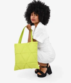 Bosanova Sacs Porté Épaule | Sac matelassé citron vert