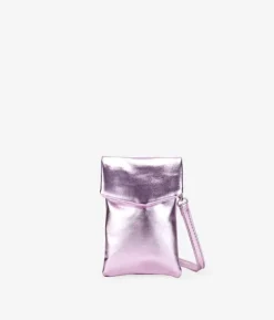 Bosanova Sacs À Bandoulière | Petits Sacs | Sac mobile rose métallisé