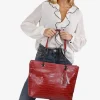 Bosanova Sacs Shopper | Sacoche Pour Ordinateur Portable | Sac ordinateur rouge effet coco