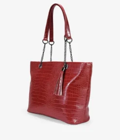 Bosanova Sacs Shopper | Sacoche Pour Ordinateur Portable | Sac ordinateur rouge effet coco